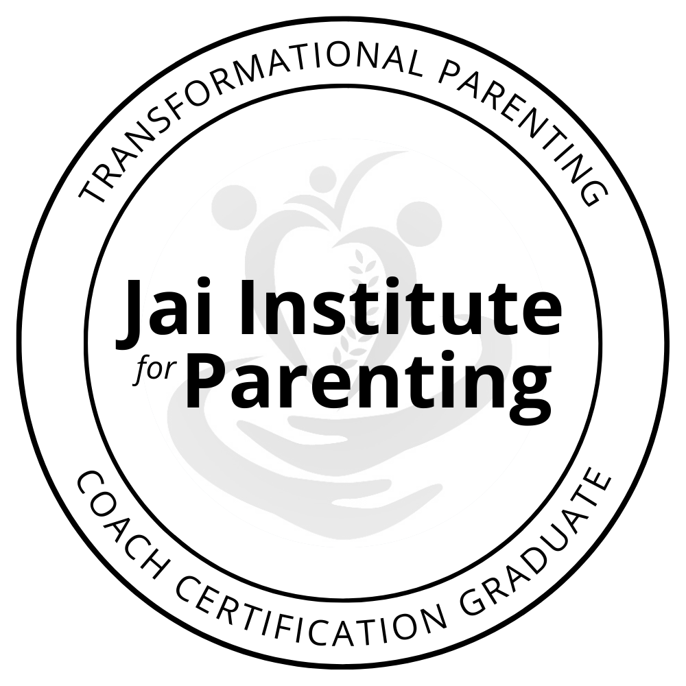 Jai Institute for Parenting logo. The outer circle says 