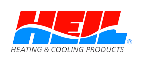HEIL Heating & Cooling Products logo in red and blue