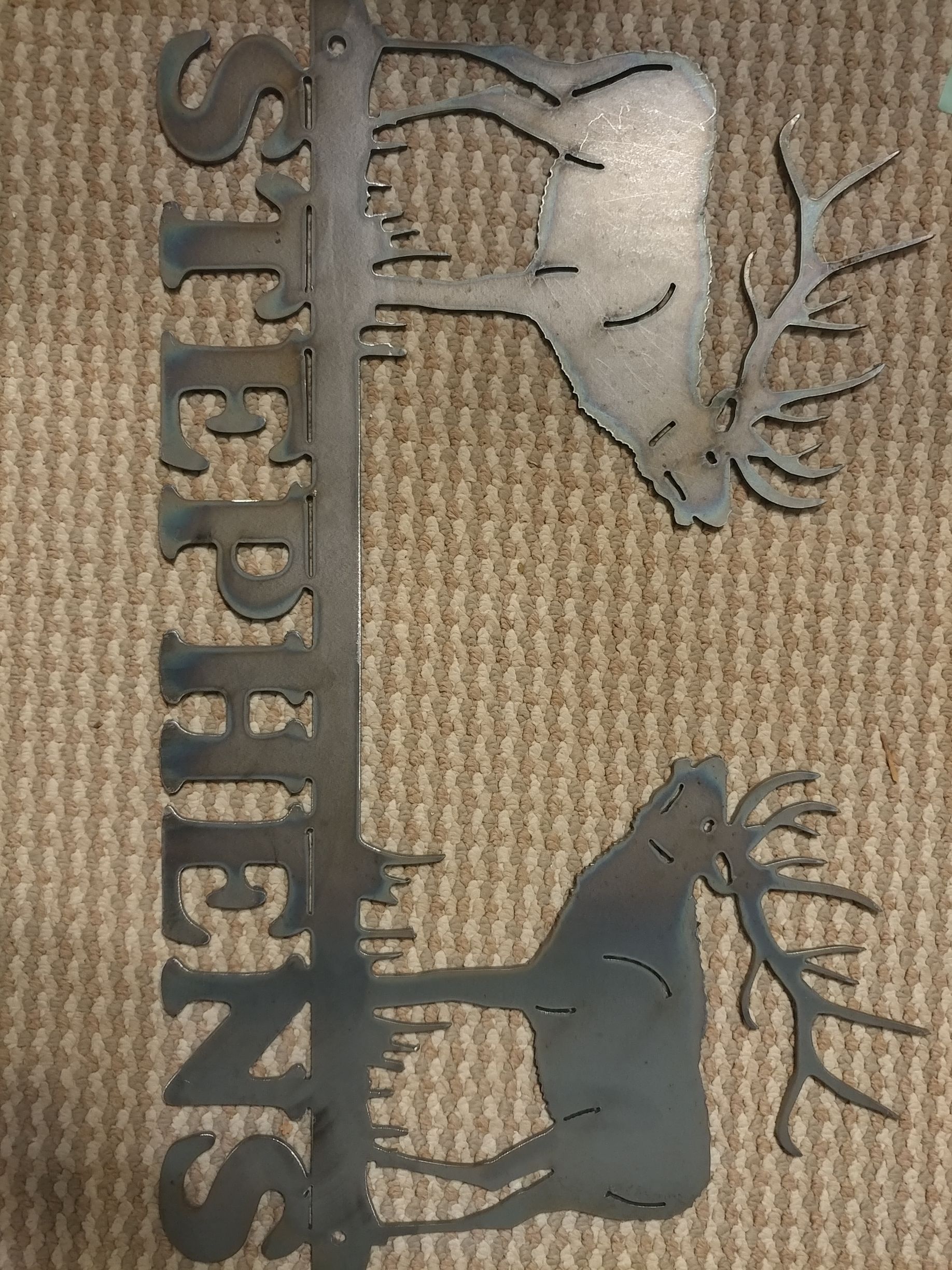 Metal sign: