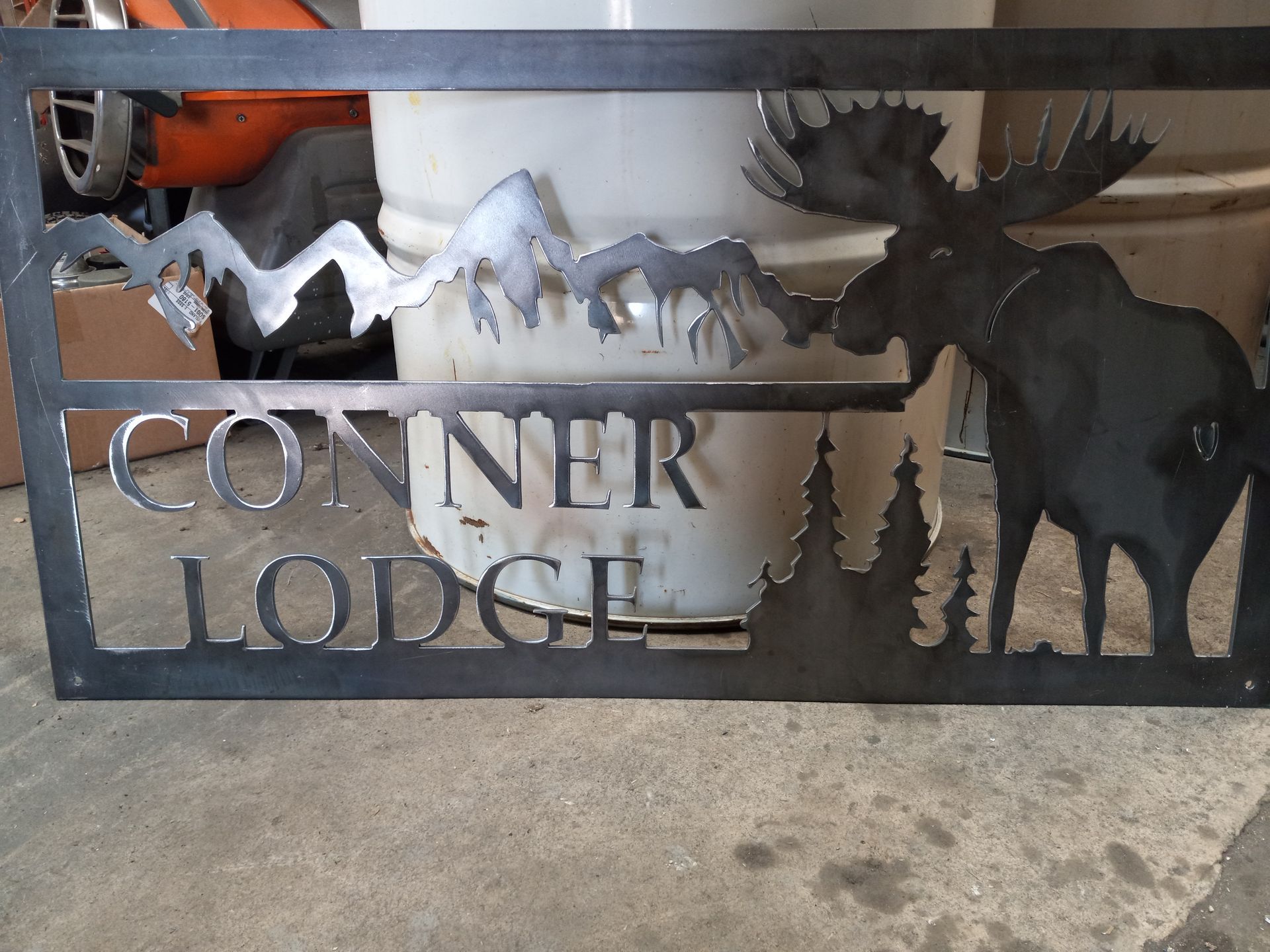 Metal sign: