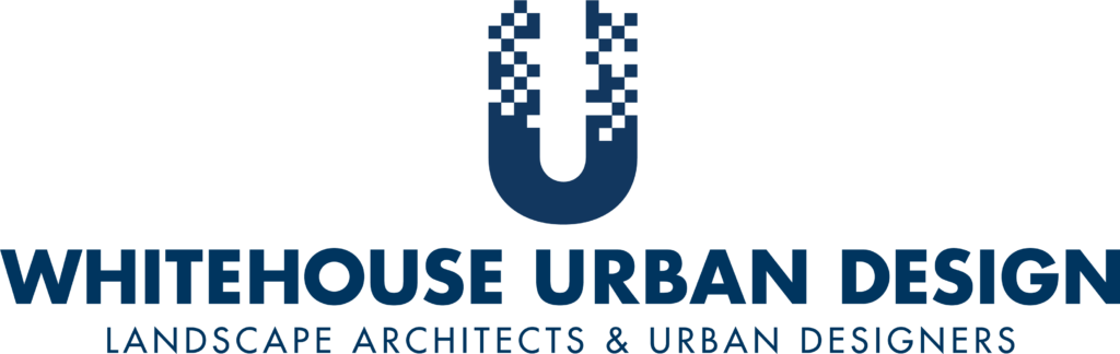The logo for whitehouse urban design landscape architects and urban designers