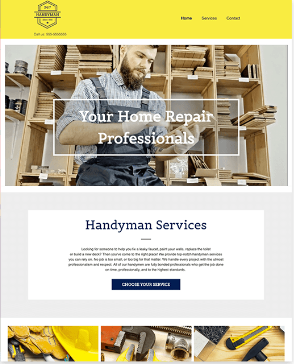 Website Template Vorschau