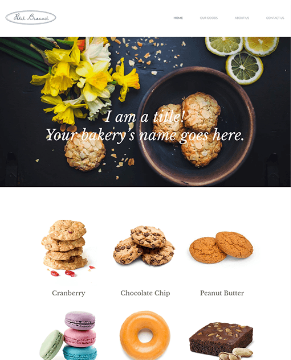 Website Template Vorschau