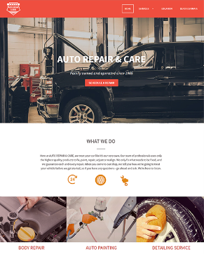 Website Template Vorschau