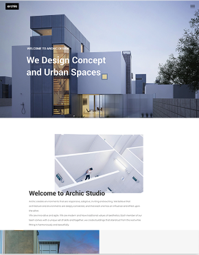 Website Template Vorschau