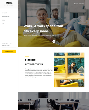 Website Template Vorschau