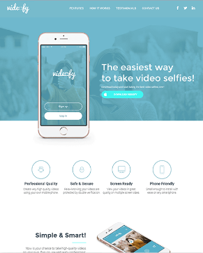 Website Template Vorschau