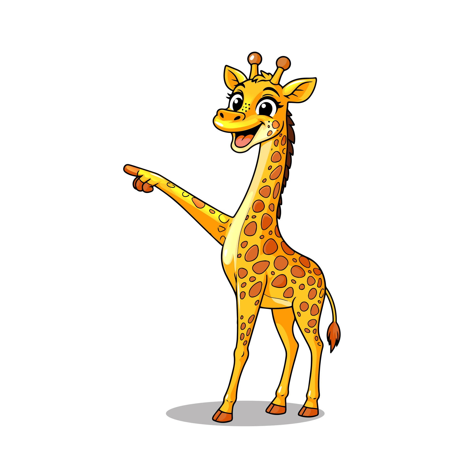Cartoon lion mascot in green “Singh’s Jungle Car Wash” shirt, smiling and pointing left