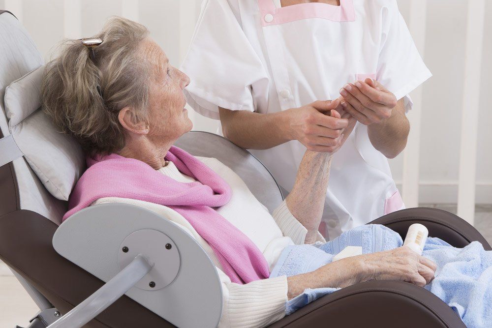 Disabled Woman Receiving Care — Better Access Support Services In Toowoomba, QLD