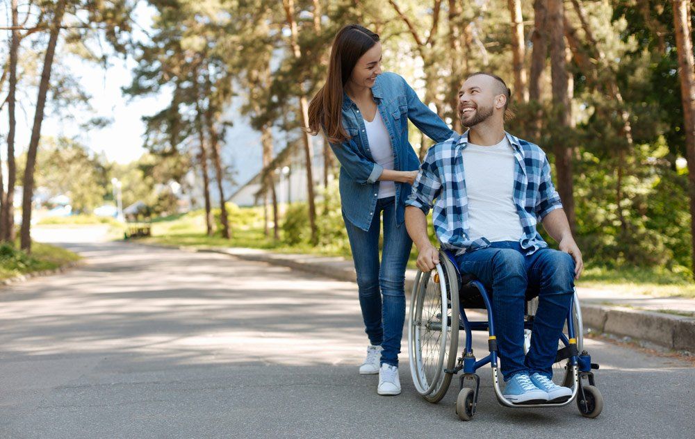 Delightful Happy Couple — Better Access Support Services In Wyreema, QLD