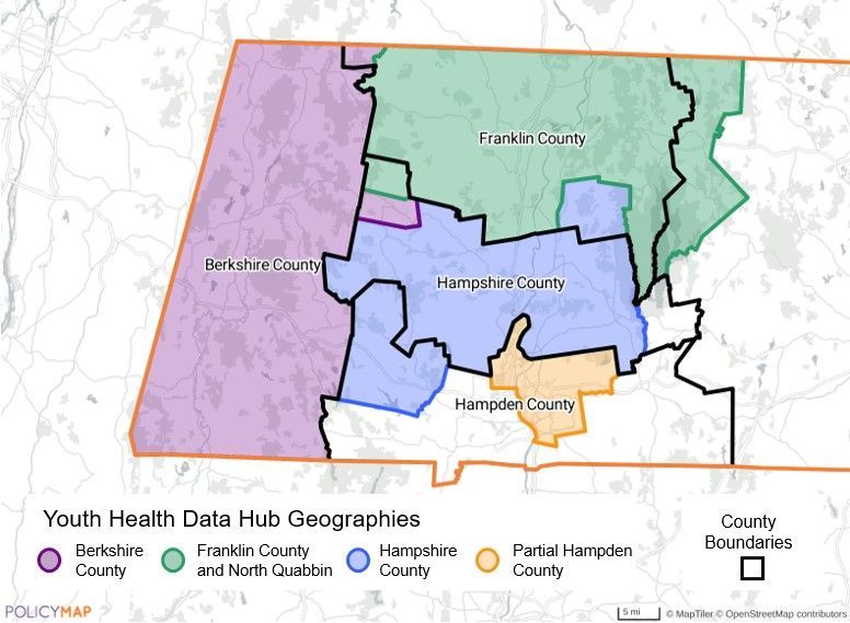 The school districts included in the survey data we share do not align perfectly with county boundaries.