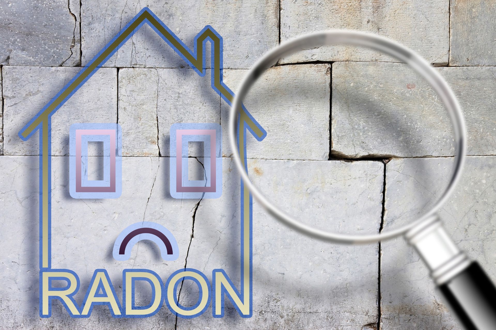 Professional radon testing monitor in a Kentucky home before any radon mitigation work is considered