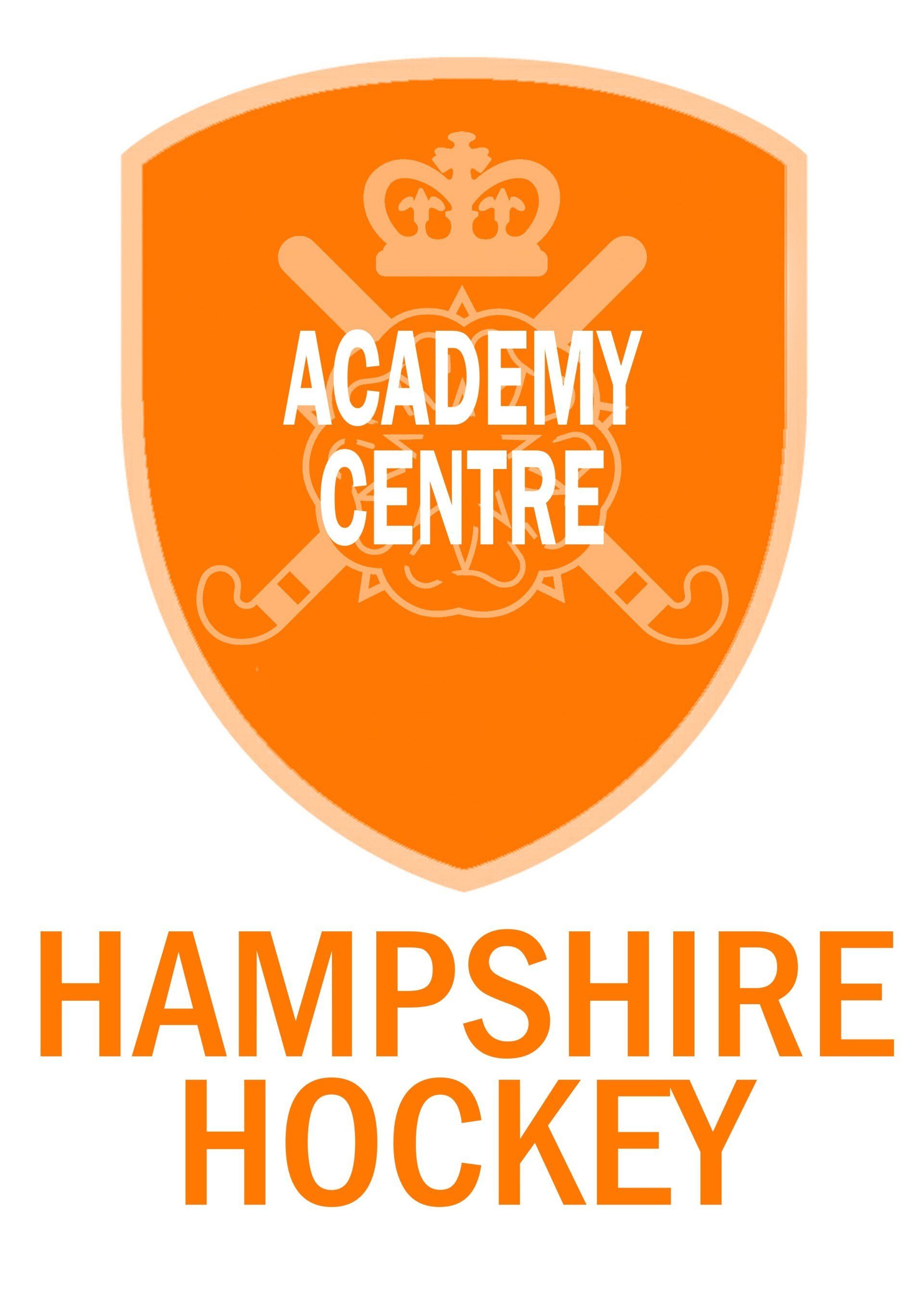 The logo for the hampshire hockey academy centre