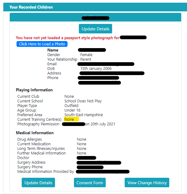 A screen shot of a passport style photograph