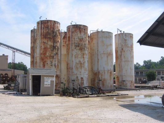 Old Rusted Silos — Concord, VA — WEL Inc