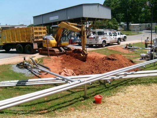 Truck Digging — Concord, VA — WEL Inc