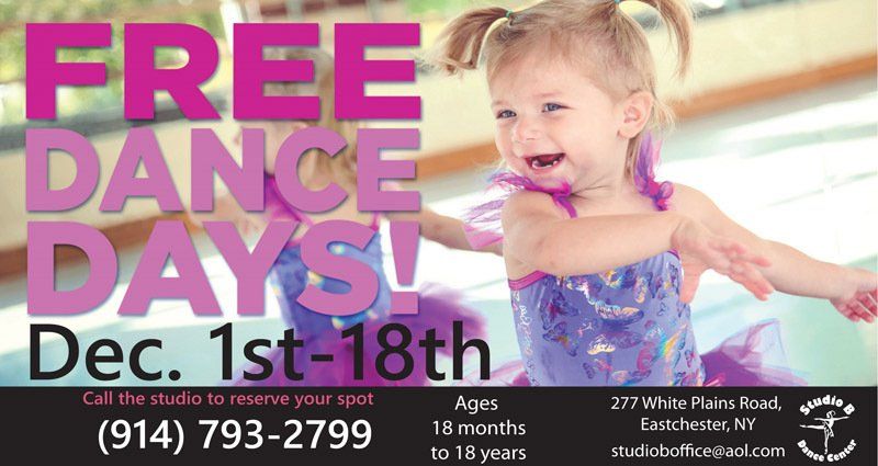 Studio B Dance Center Postcard
