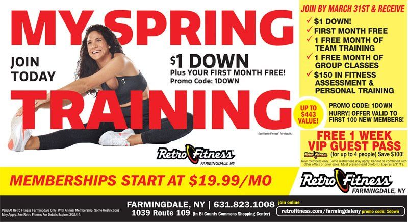 Retro Fitness Postcard