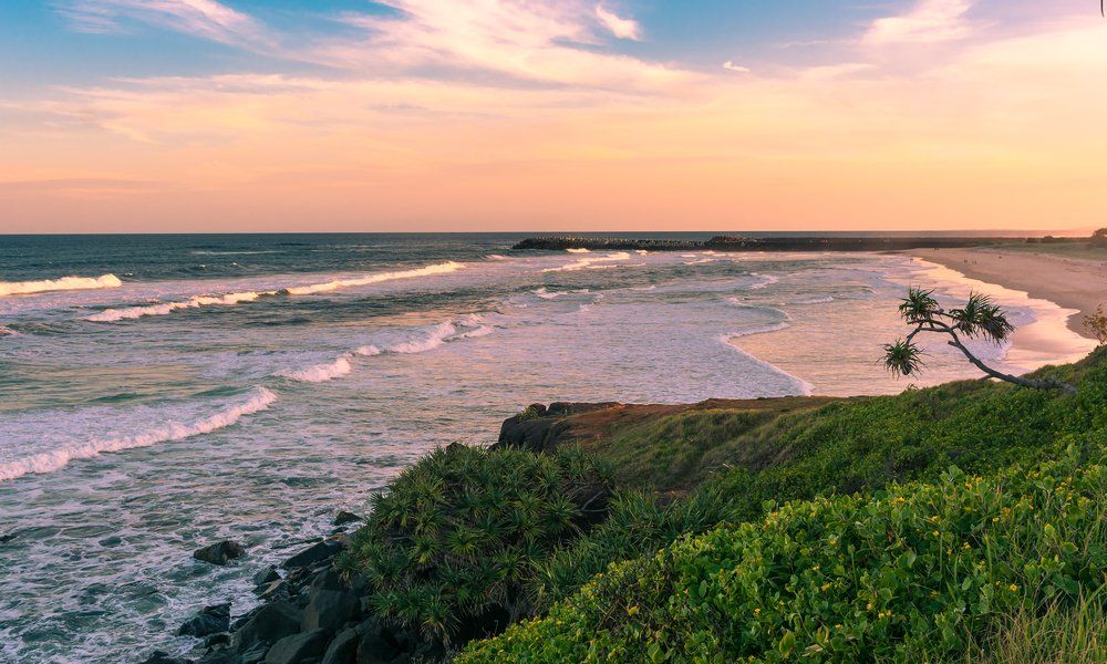 Beautiful Sunset by the Beach — East Coast Cement Rendering in Ballina, NSW