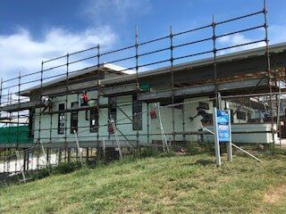 Full Cement Rendering of House — Venetian Plastering & Cladding Services in Balina, NSW