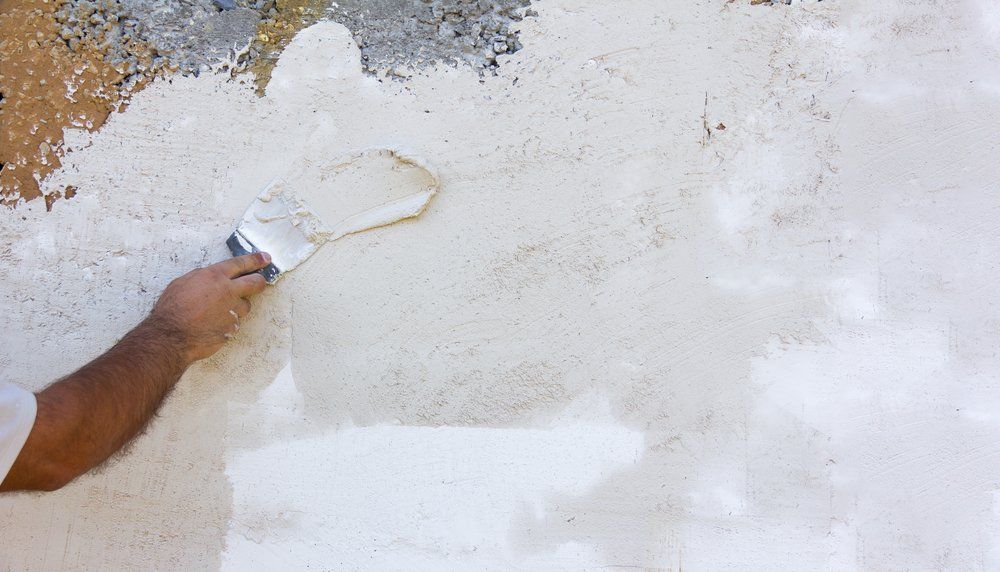 White Rough Plastered Wall — East Coast Cement Rendering in Lismore, NSW