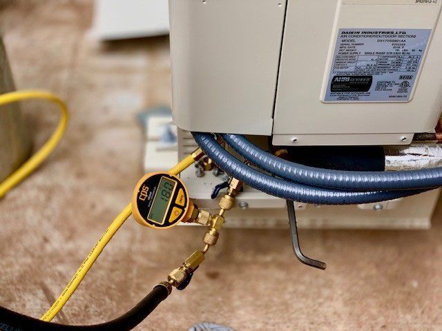 close up of air conditioning system