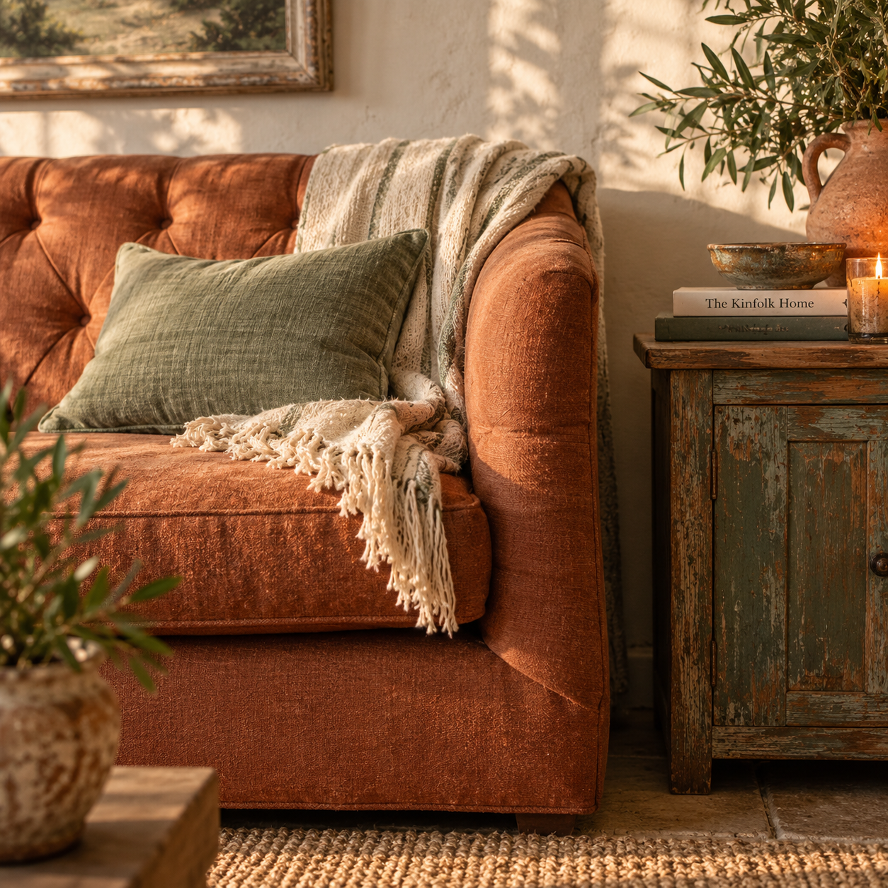cloth on a sofa