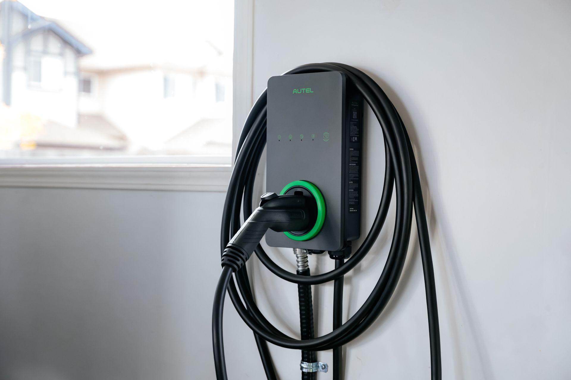 Autel EV Charger professionaly installed by Evalence Renewables