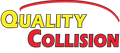 Quality Collision logo with yellow “Quality” and red “Collision” under a red swoosh