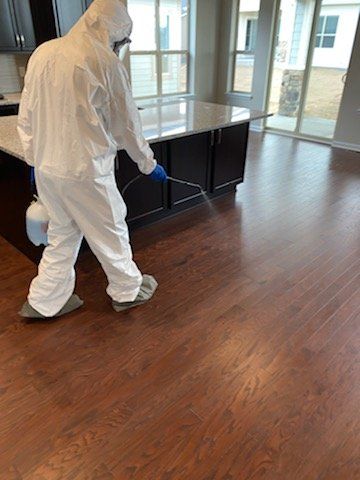 Spraying Alcohol On The Floor — Milliken, CO — First Point Construction