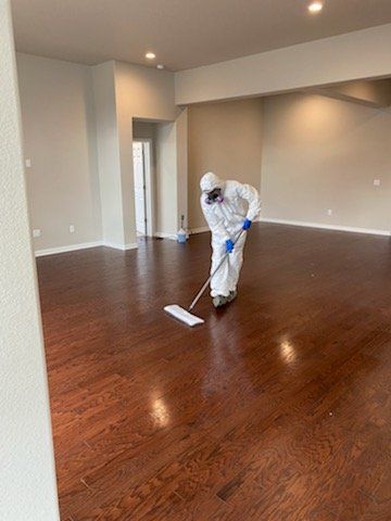Cleaning A Floor — Milliken, CO — First Point Construction