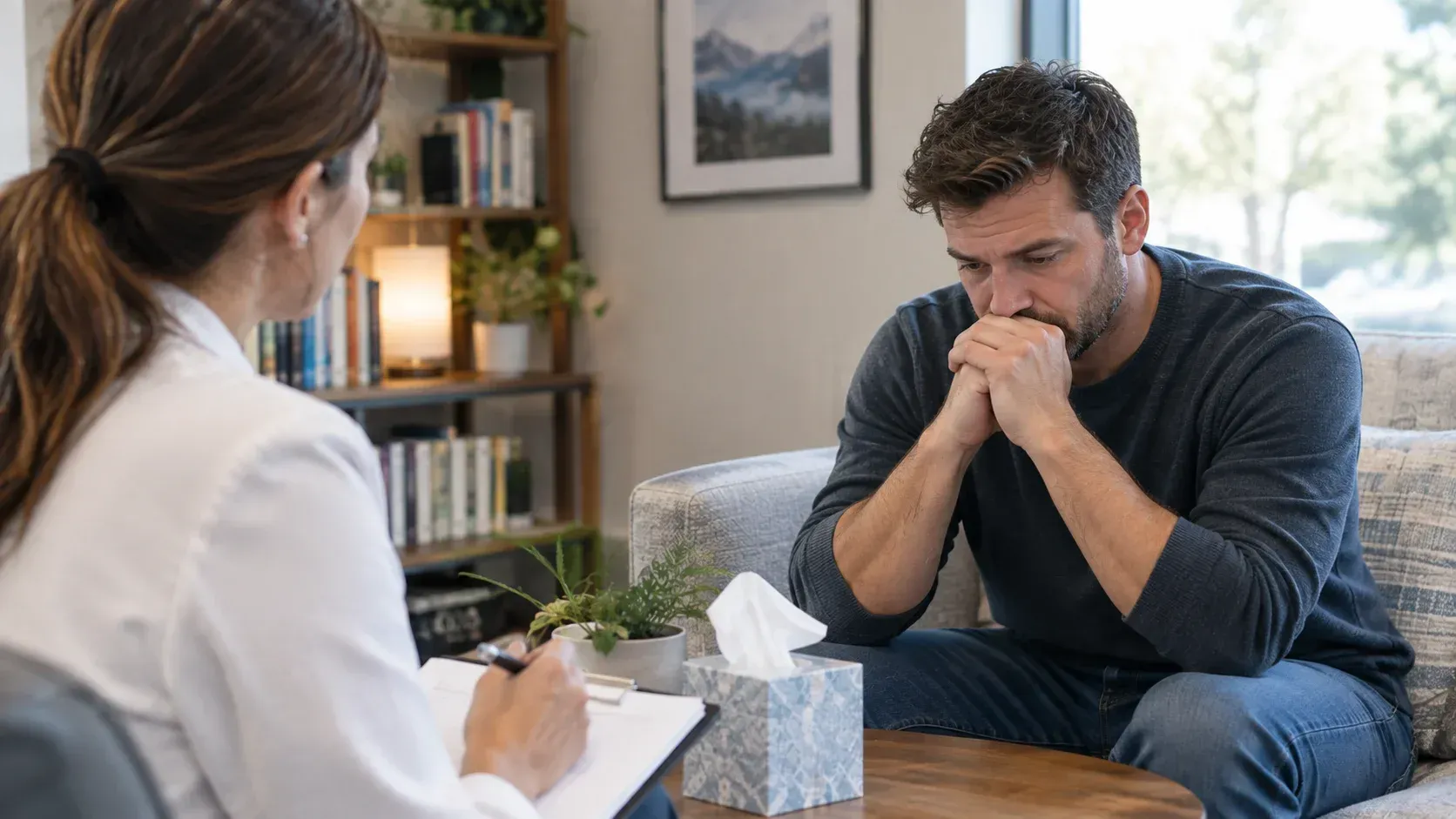 Could You Benefit From Substance Abuse Therapy? 7 Signs to Watch For — Client taking notes