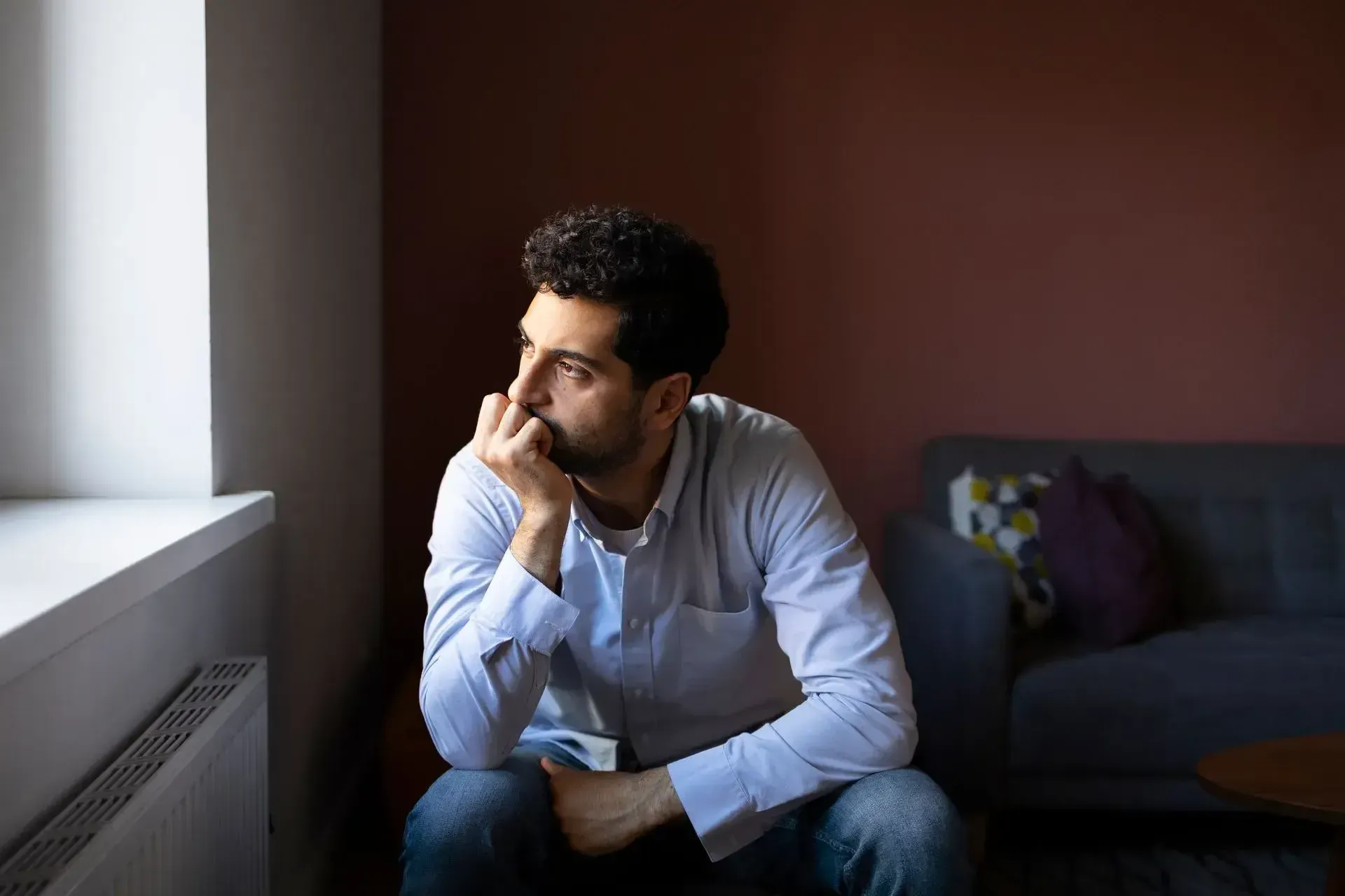 Man Anxiety Illness Disorder