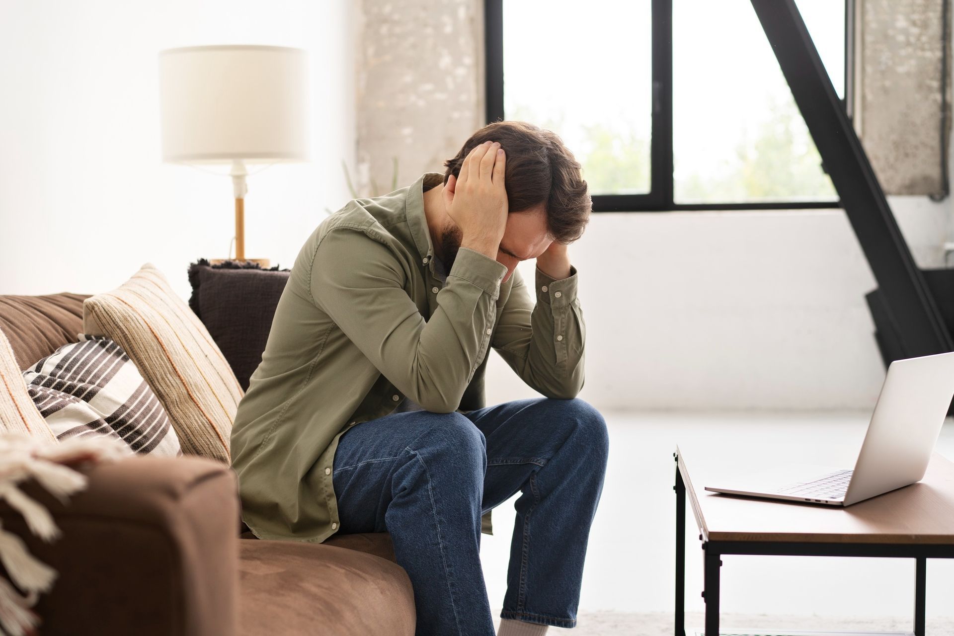 Man Anxiety Illness Disorder