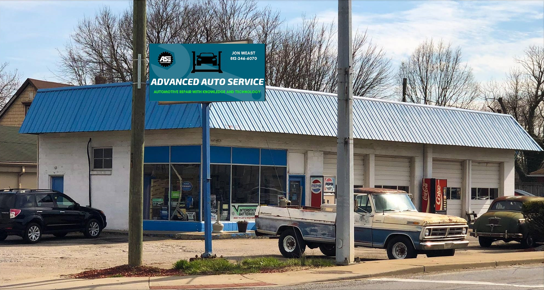 Outside The Auto Repair Shop | Advanced Auto Service