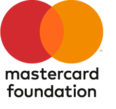 The mastercard foundation logo is a red and orange circle.