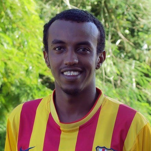 Khalid smiles for the camera