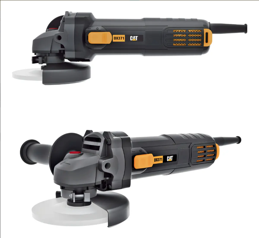 Amoladora Angular 115mm 750w Con Maletin Y Disco Cat DX371 Color Negro