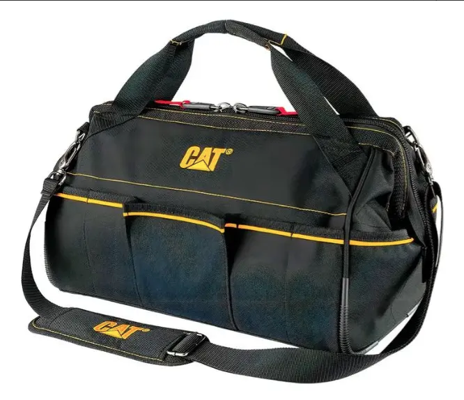 Amoladora 18v + Bateria + Cargador Con Bolso Cat 20v