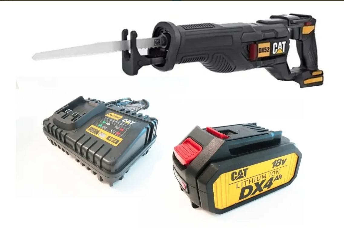 Sierra Sable Inalambrica 18v Cat + Bateria Y Cargador