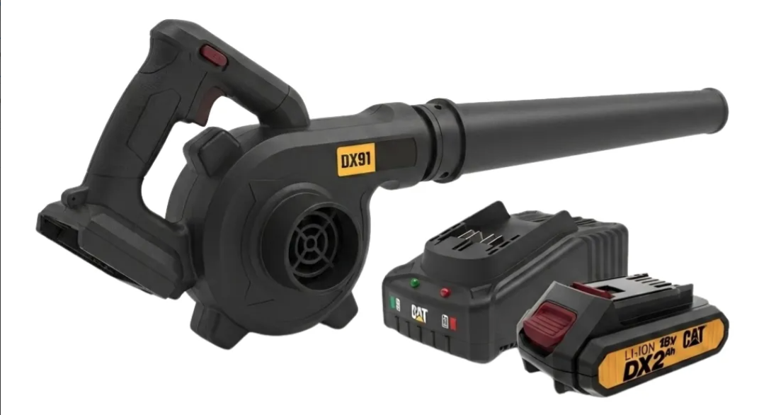 Soplador Inalambrico Cat 18 V Con Bateria 2 Ah Y Cargador