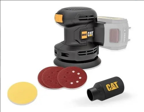Lijadora Pulidora 125mm 18v Cat Con Batería Y Cargador