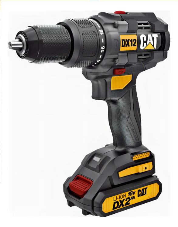 Kit Taladro Caterpillar más Cargador ,Batería De 2ah y bolso