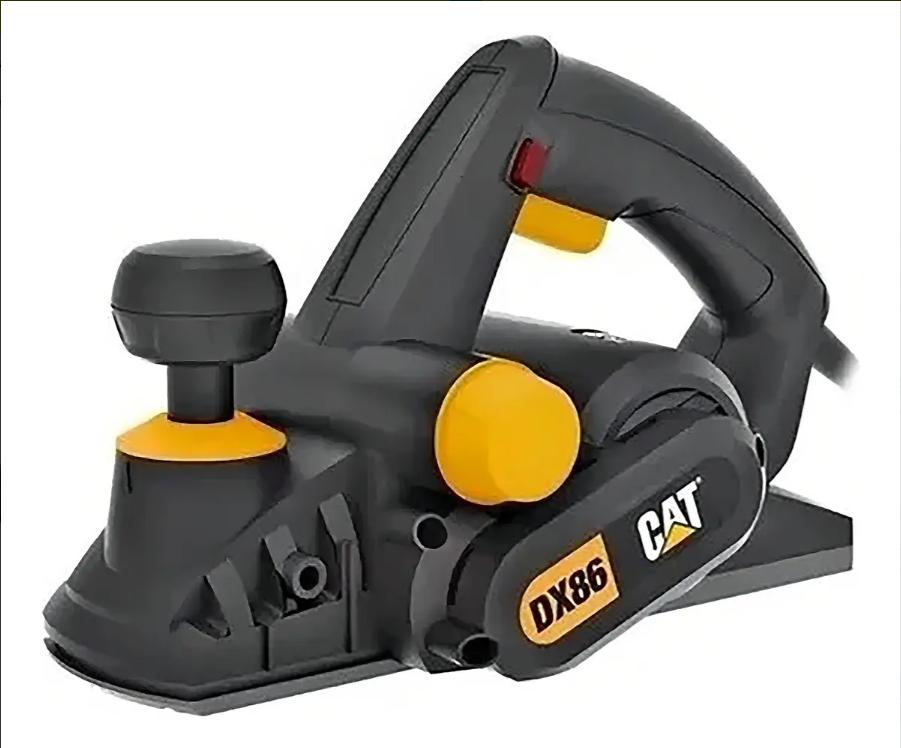 Cepillo Eléctrico 900w Con Guía Y Bolsa Profesional Cat Dx86 Color Negro