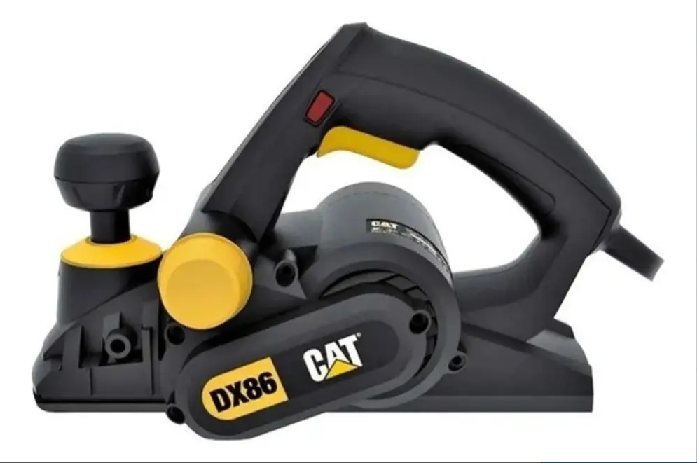 Cepillo Eléctrico 900w Con Guía Y Bolsa Profesional Cat Dx86 Color Negro