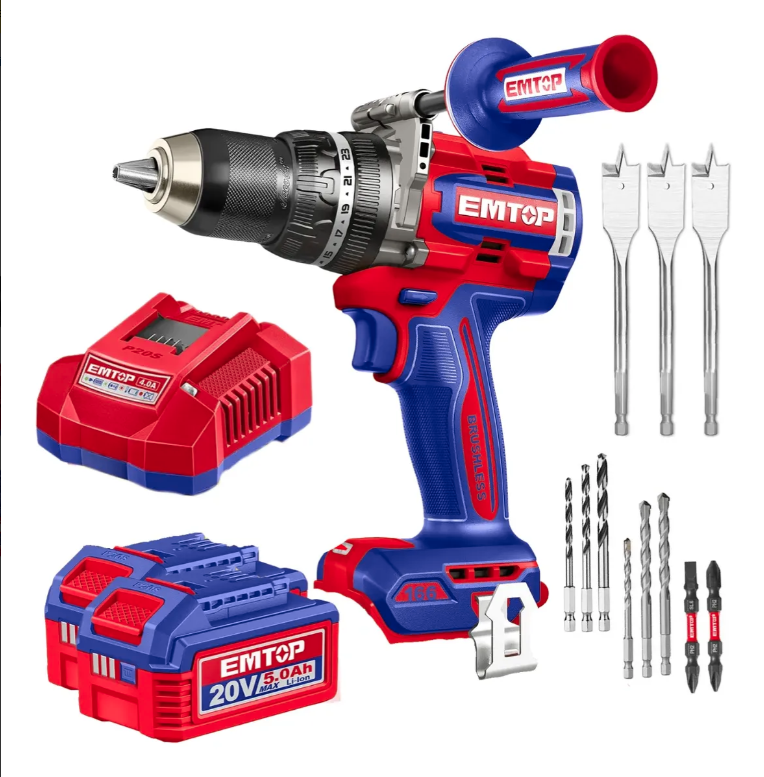 Taladro Atornillador Impacto 20v 166nm Emtop