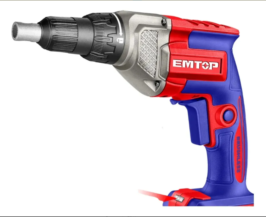 Atornillador Inalámbrico 20v Emtop Con Batería Y Cargador