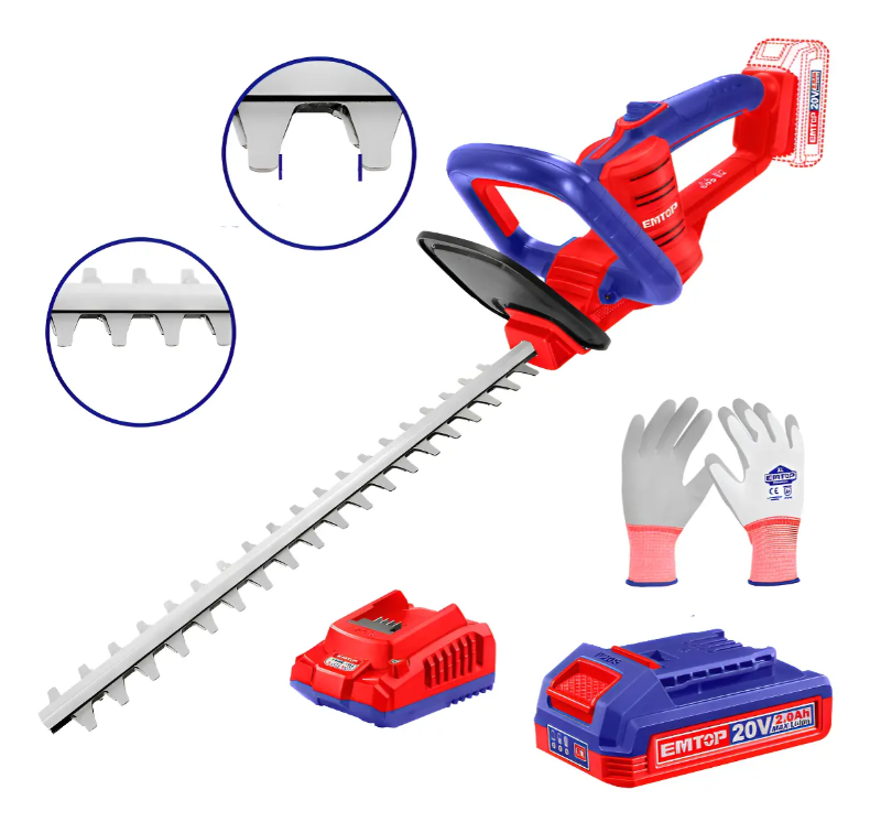 Cortacerco Inalambrico Emtop + Accesorios