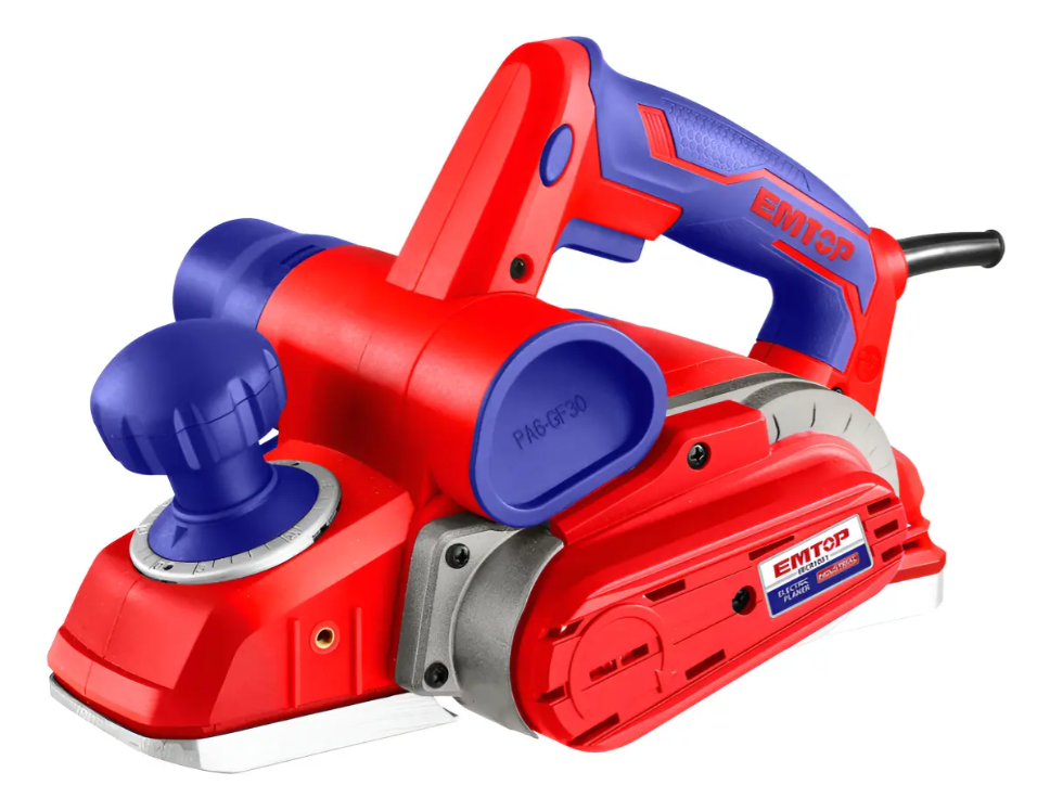 Cepillo Electrico Garlopa 1050w 82mm Eecr1051-4 Emtop Rojo