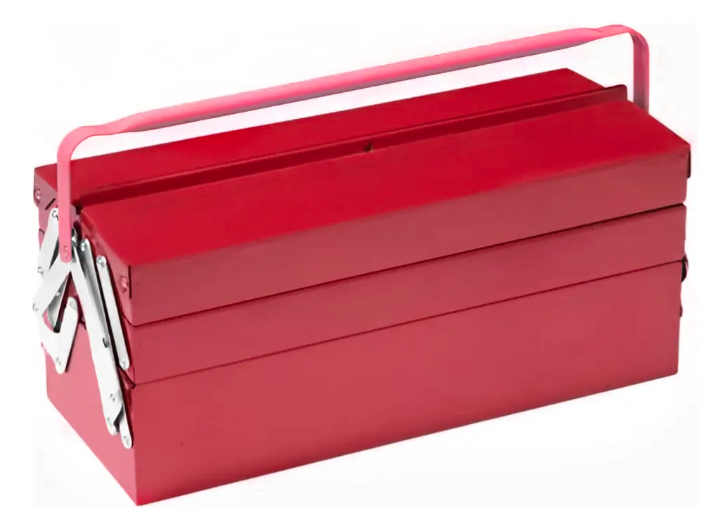 Cajon Emtop 108 Piezas caja de herramientas roja 50x26.5cm